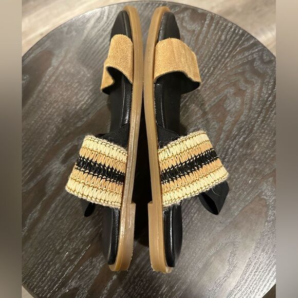 Italian Sling Sandals Leather Sock size 8 - Picture 2 of 6